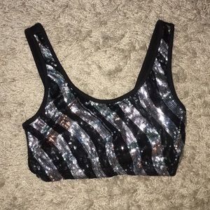 Sequence crop top